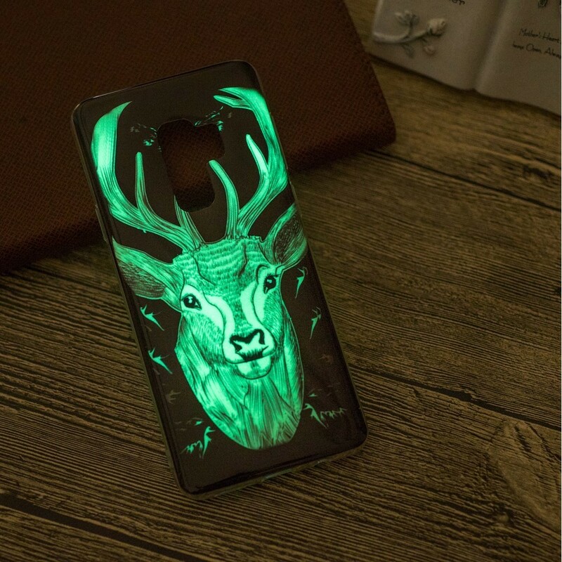 Samsung Galaxy S9 Case Majestic Fluorescent Deer