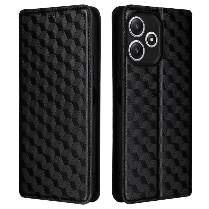 Flip Cover Xiaomi Redmi 12 5G / Poco M6 Pro 5G 3D Cubes