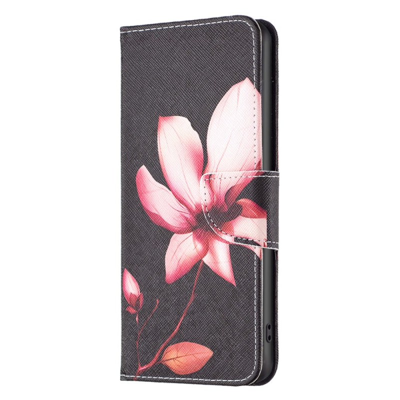 Samsung Galaxy S23 FE Flower on Black Case