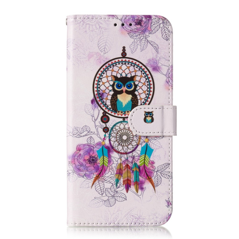 Samsung Galaxy S23 FE Strap Owl Dreamcatcher Case