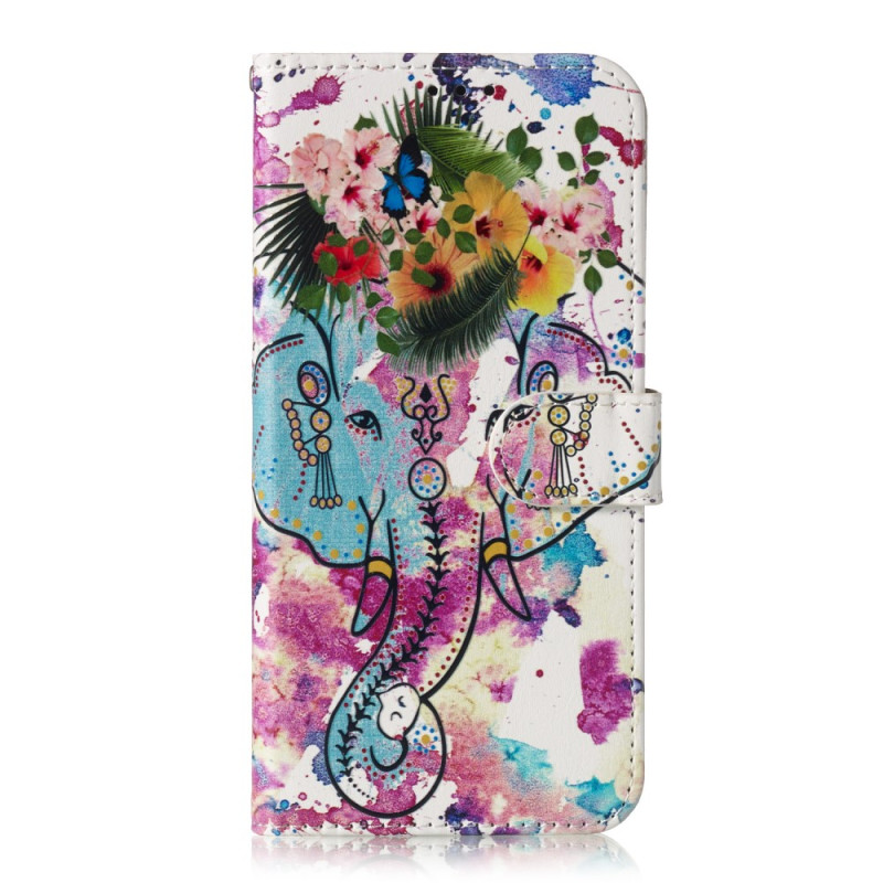 Samsung Galaxy S23 FE Tribal Elephant Strap Case