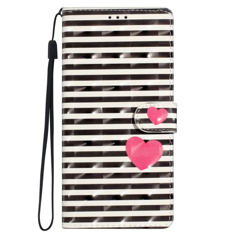 Samsung Galaxy S23 FE Heart Strap Case