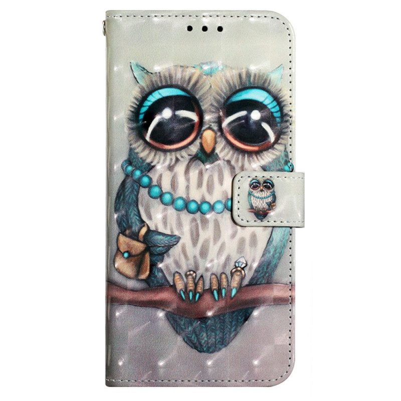 Samsung Galaxy S23 FE Miss Owl Lanyard Case
