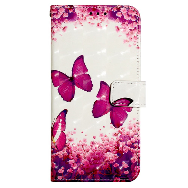 Case Samsung Galaxy S23 FE Flight of Butterflies with Strap
