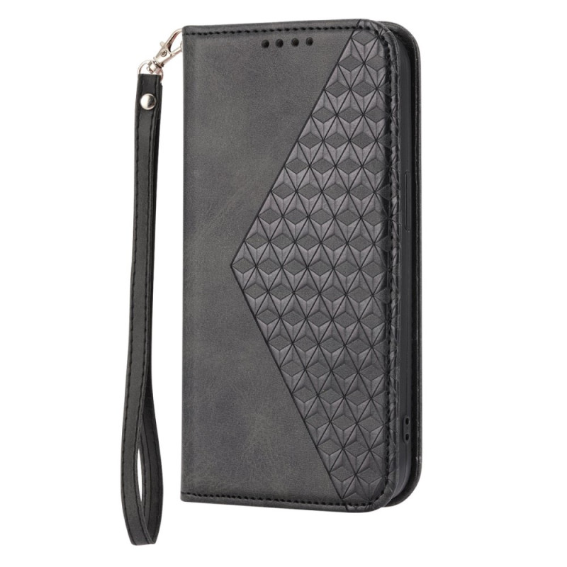 Flip Cover Samsung Galaxy S23 FE Lanyard Cubes