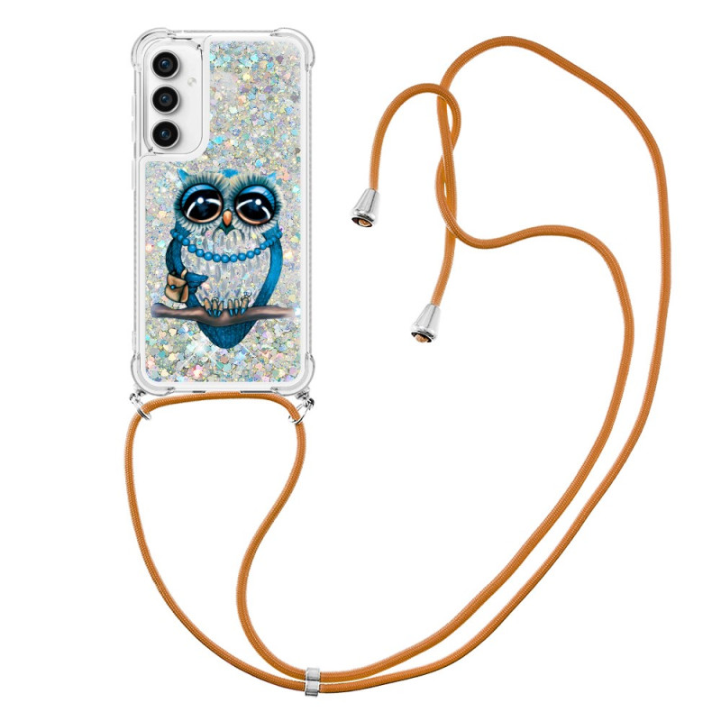 Samsung Galaxy S23 FE Glitter String Case Miss Owl
