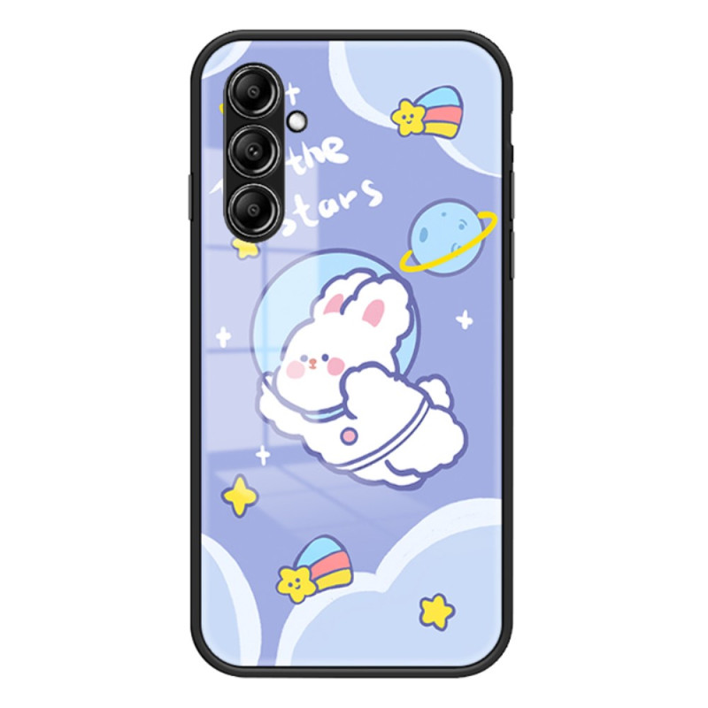 Samsung Galaxy S23 FE Case Tempered Glass Fun Rabbit