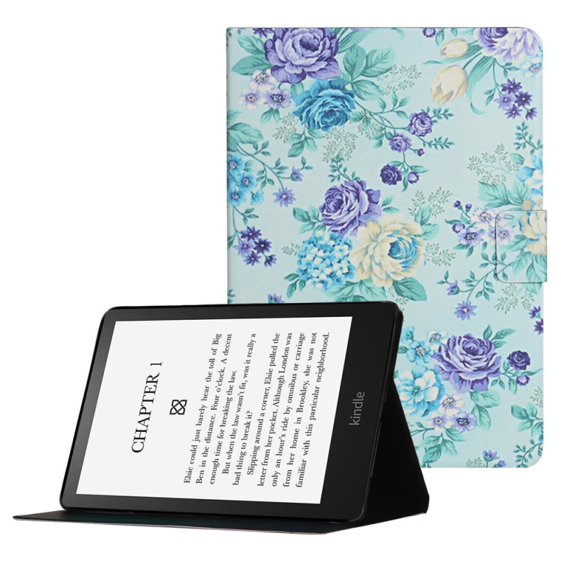 Housse Kindle Paperwhite 5 (2021) Toujours des Fleurs - Dealy