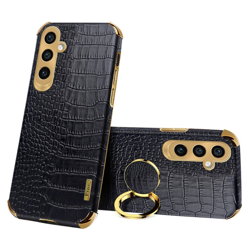 Samsung Galaxy S23 FE Crocodile Effect Case with Ring