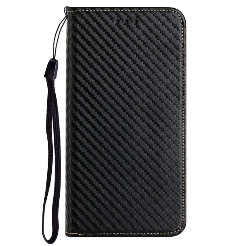 Flip Cover Samsung Galaxy S23 FE Carbon Fibre Strap