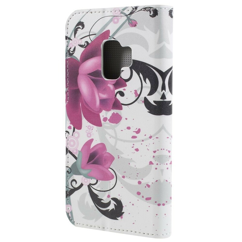 Samsung Galaxy S9 Case Butterflies and Flowers
