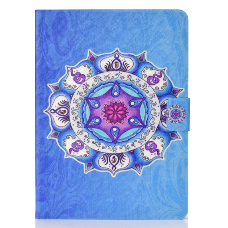 Kindle 11 (2022) Case Mandala on Blue Background