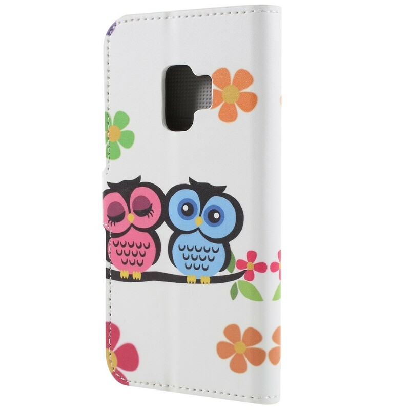 Samsung Galaxy S9 Case Couple of Owls