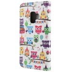 Cover Samsung Galaxy S9 Multiples Hiboux