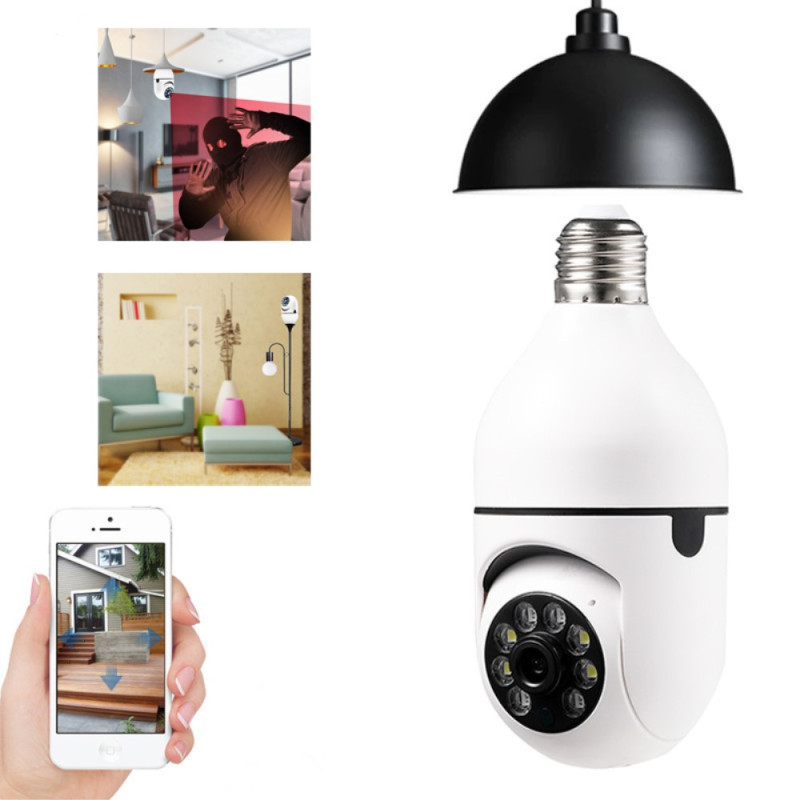 Rotating Security Camera with Motion Alerts and WiFi