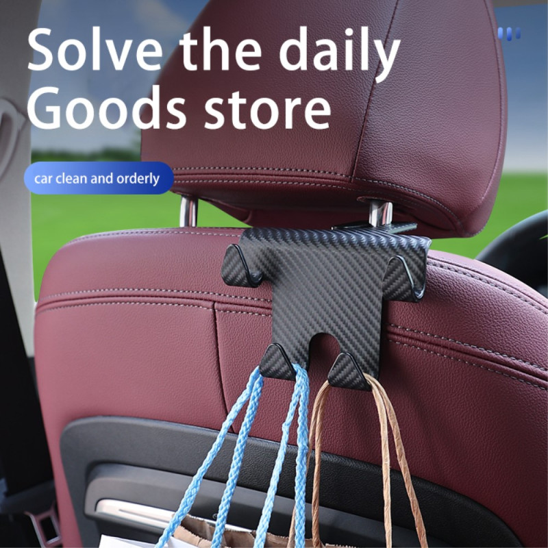 Hook phone holder for car seat headrest - Dealy