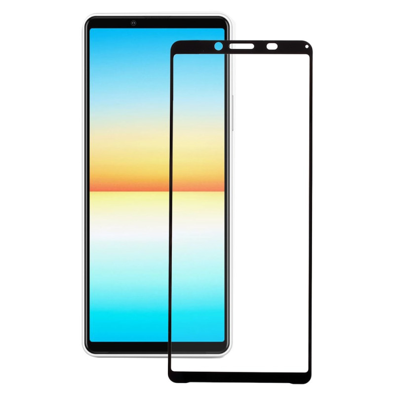 Tempered Glass Screen Protector for Sony Xperia 10 II Contour Black