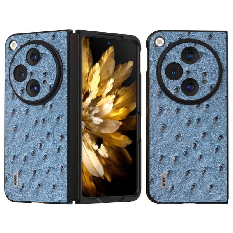 OnePlus
 Open Genuine The
ather Ostrich pattern Case