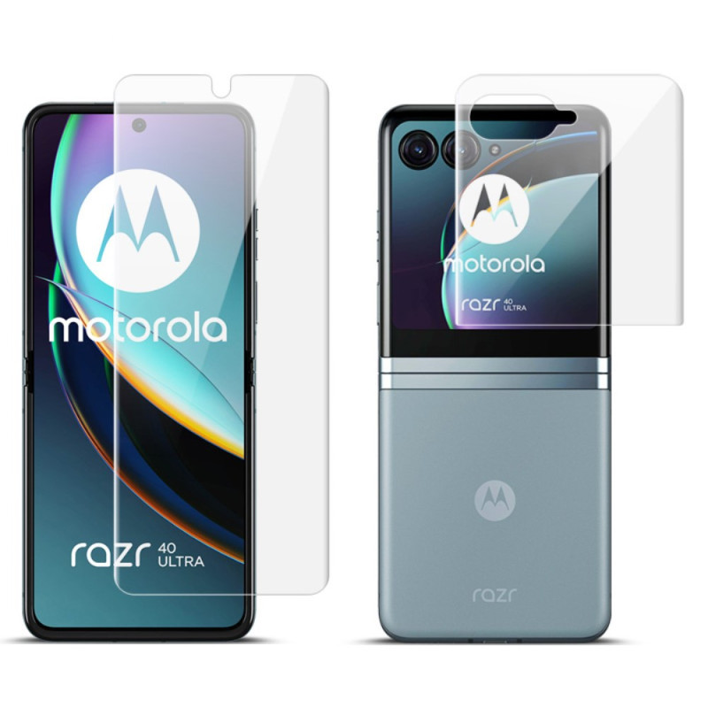 Screen and Back Protector for Motorola Razr 40 Ultra