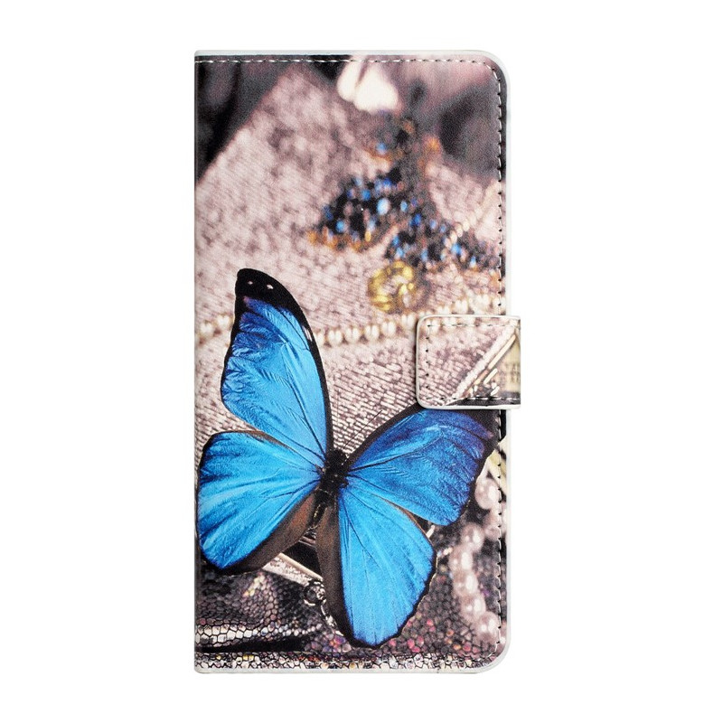 Moto G14 Splendide Papillon Blue Case