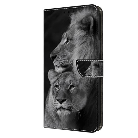 Moto G14 Case Couple of Lions