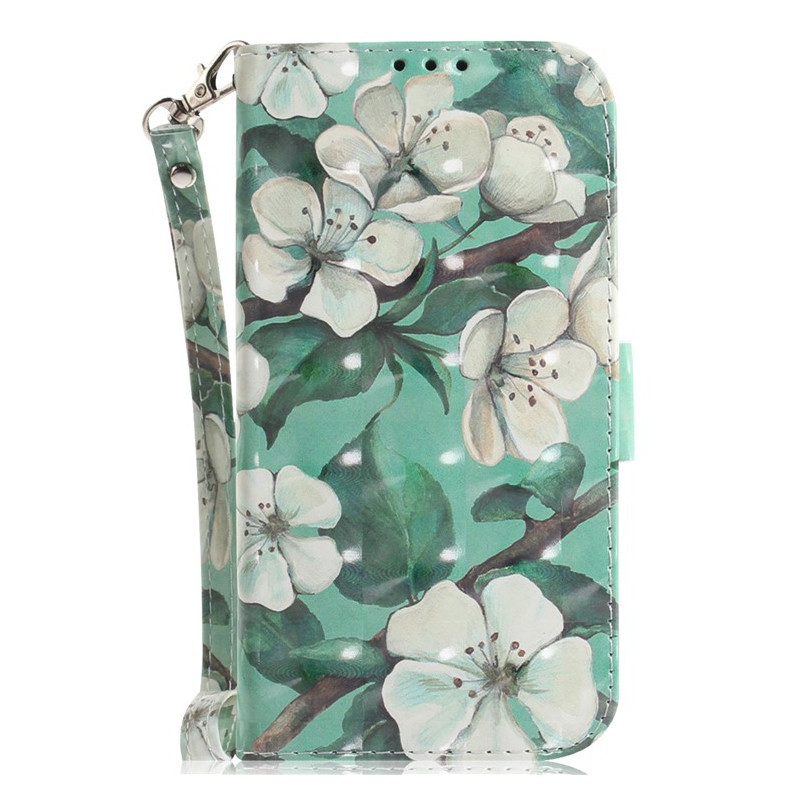 Moto G14 White Flower Case