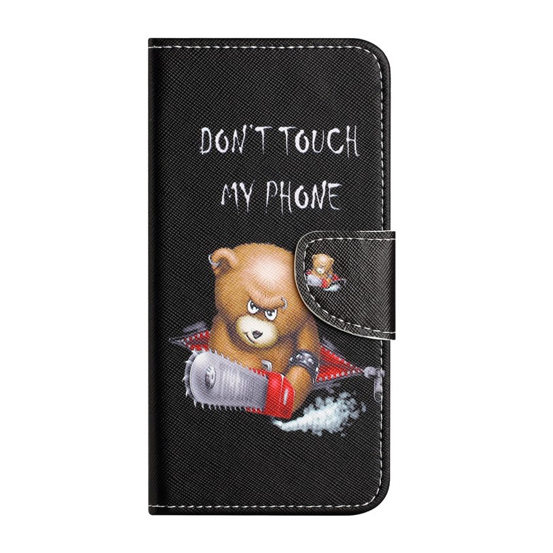Moto G14 Bear Case Don't Touch my Phone
