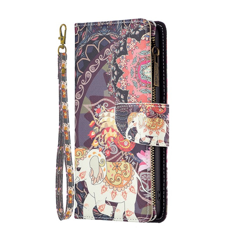 Moto G14 Wallet Case Tribal Elephant