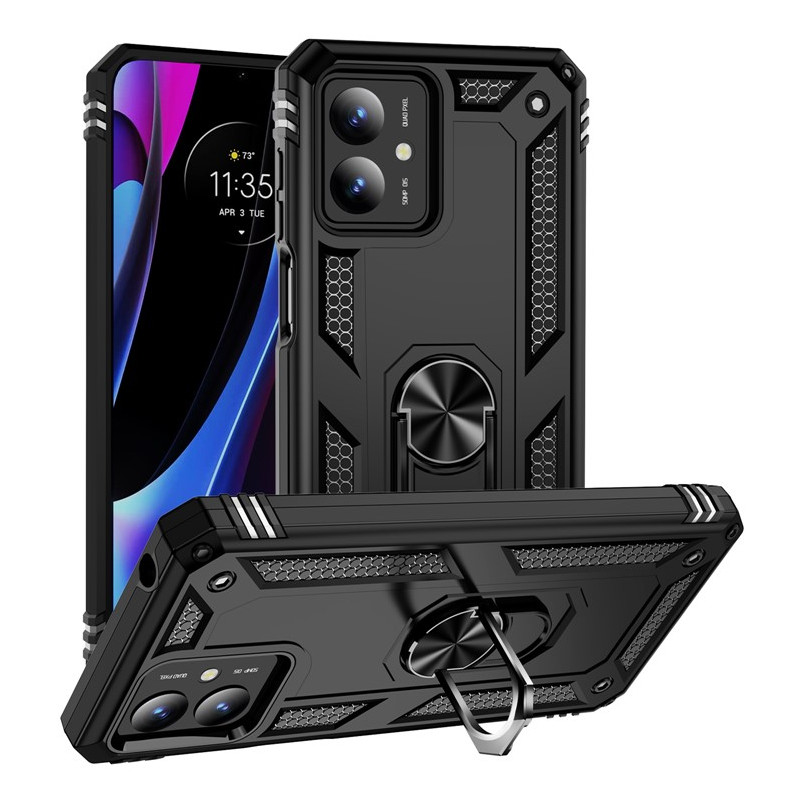 Moto G14 Ultra Resistant Case with Support Ring
