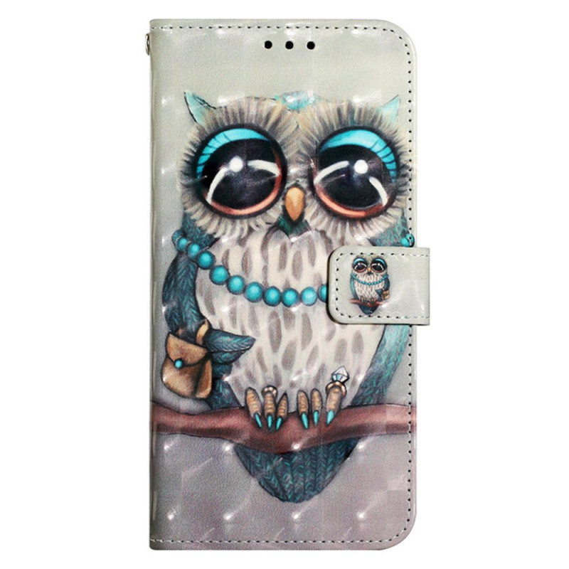 Samsung Galaxy S24 5G Grey Owl Strap Case