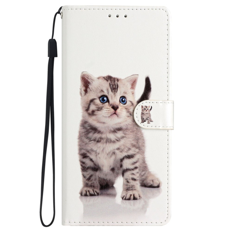 Samsung Galaxy S24 5G Cute Cat Strap Case