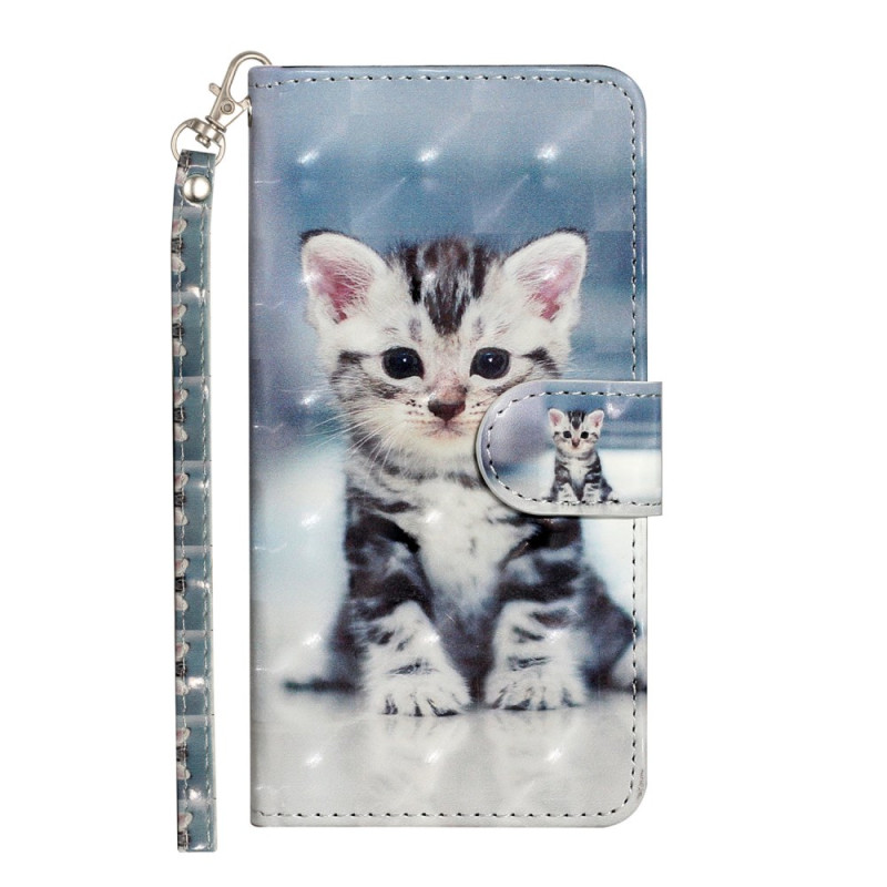 Samsung Galaxy S24 5G Kitten Case with Strap