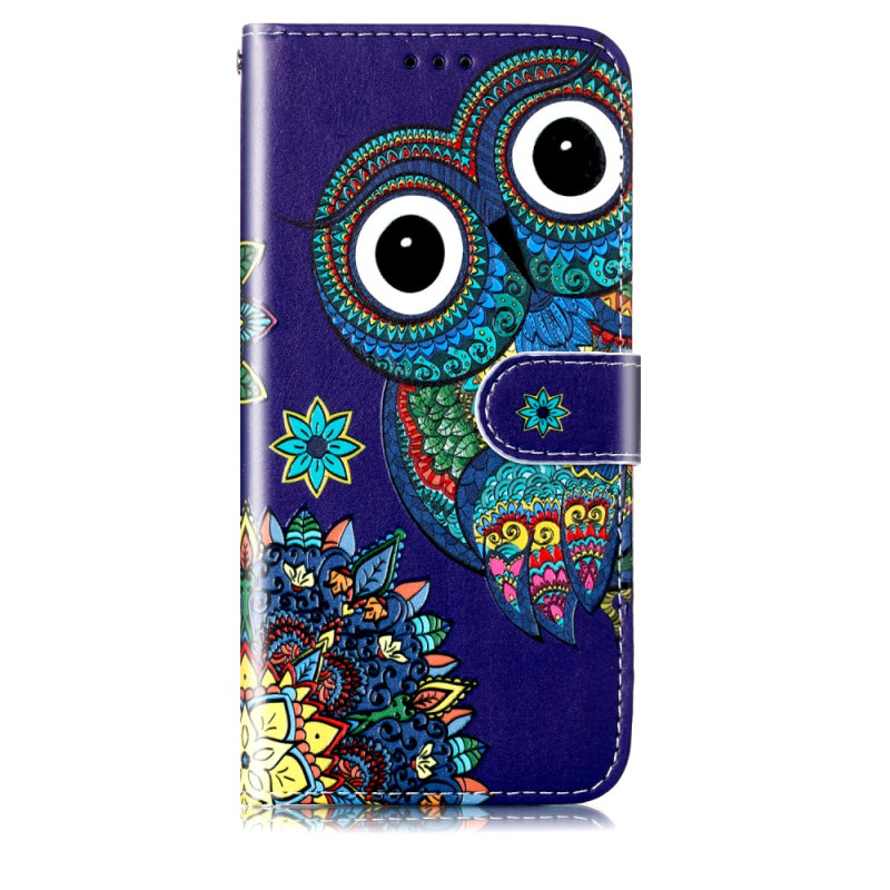 Samsung Galaxy S24 5G Blue Owl Strap Case