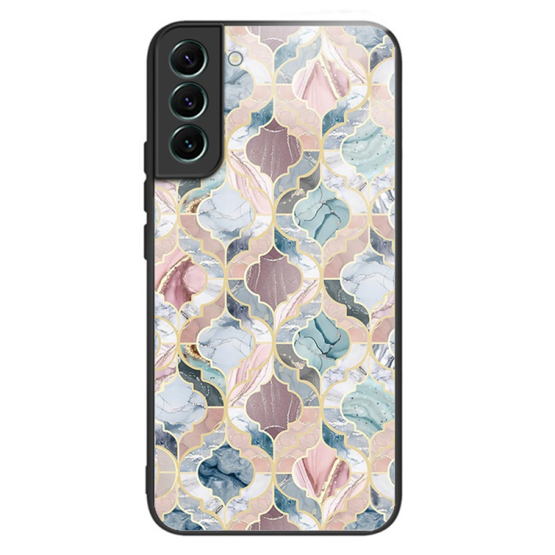 Samsung Galaxy S24 5G Tempered Glass Case Pastel Marble