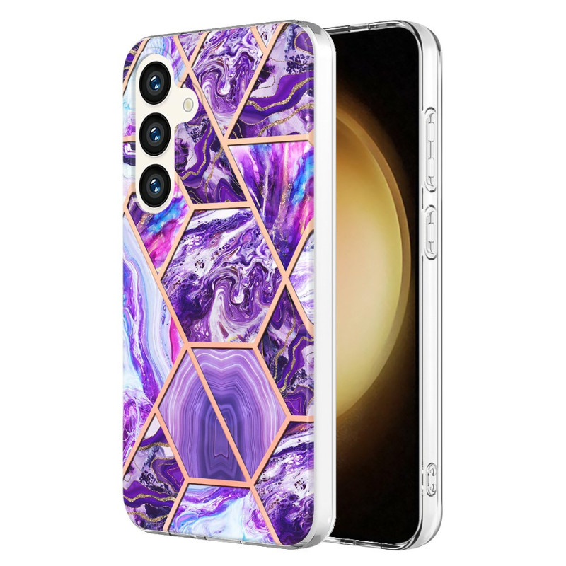 Samsung Galaxy S24 5G Geometric Marble Case