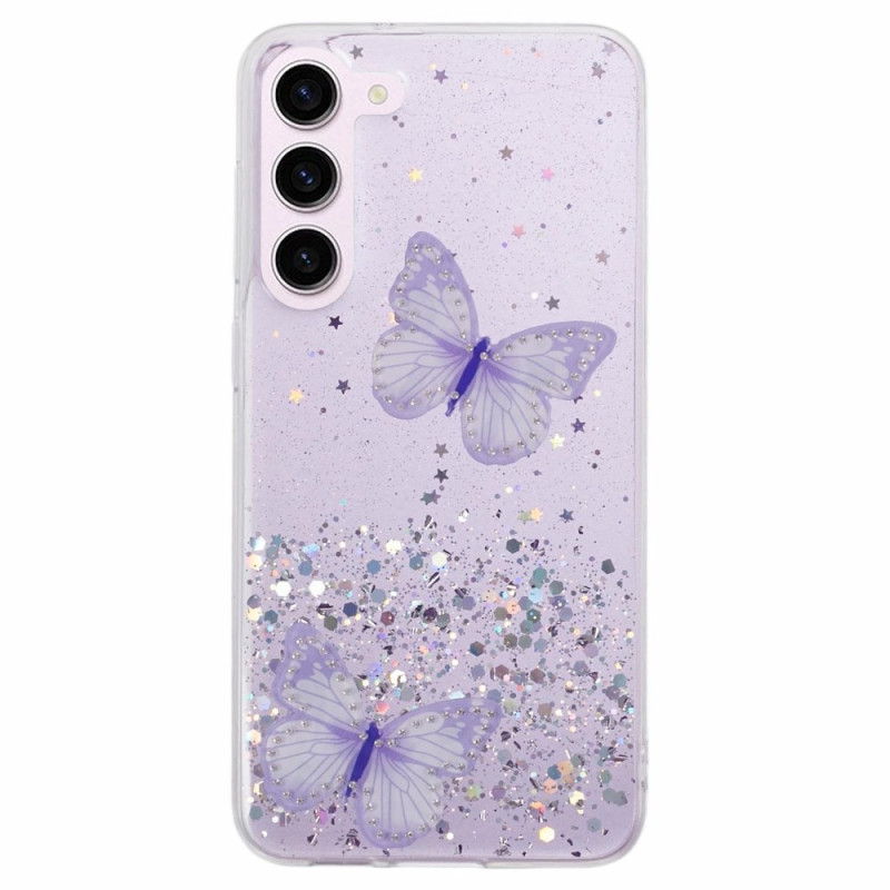 Samsung Galaxy S24 5G Glitter Butterfly Case