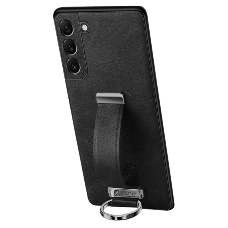 Samsung Galaxy S24 5G The
ather-effect Case with Stand and SULADA Ring