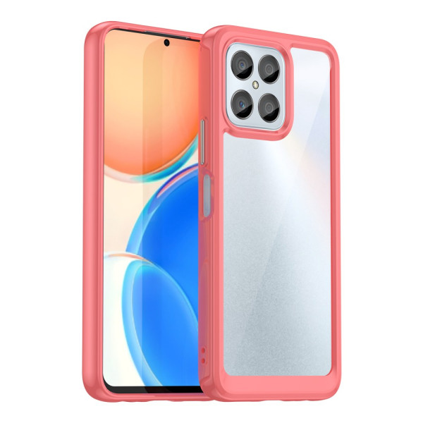 Case
 for Honor 70 Lite / X8 Transparent Coloured Edges