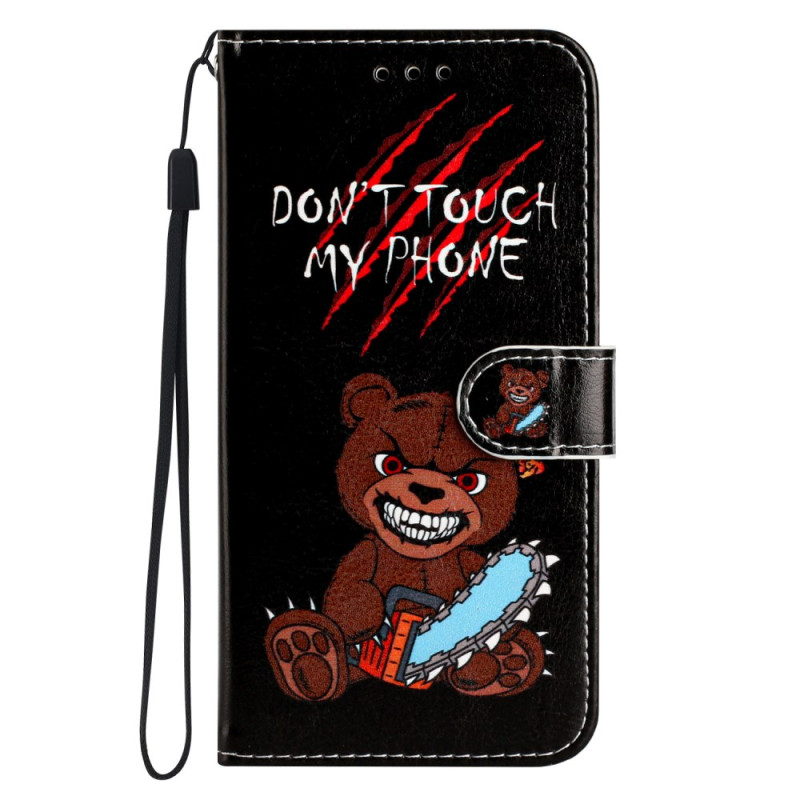 Moto G84 5G Don't Touch my Phone Strap Case