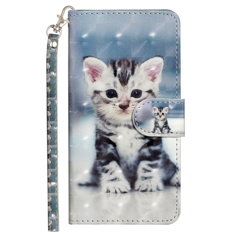 Moto G84 5G Kitten Strap Case