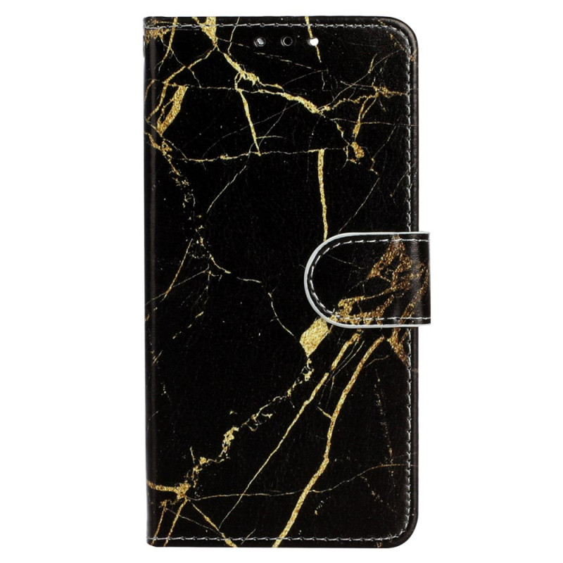 Moto G84 5G Marble Gold and Black Case