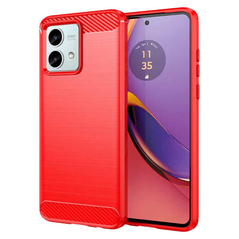 Coque Moto G84 5G Fibre Carbone Brossé