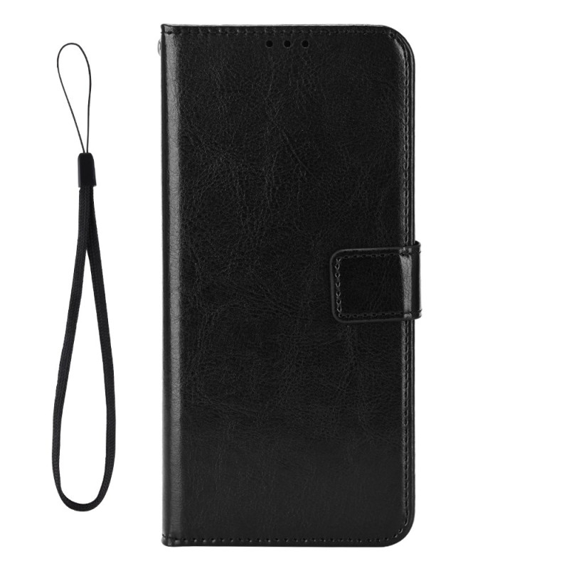Moto G84 5G Mock The
ather Case with Strap