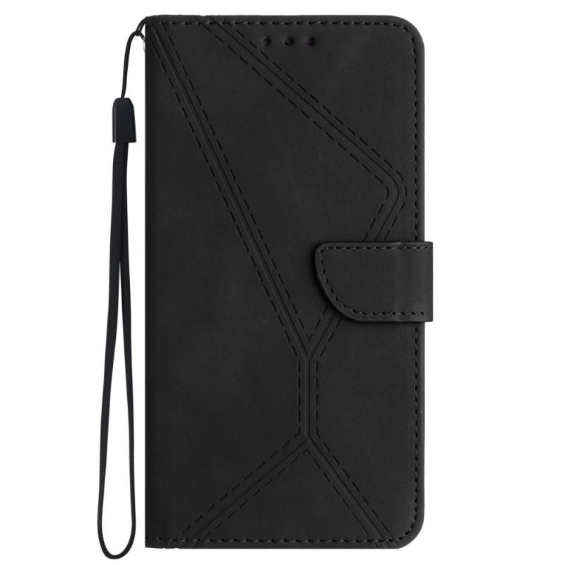 Moto G84 5G Lanyard Case Lines and Dots