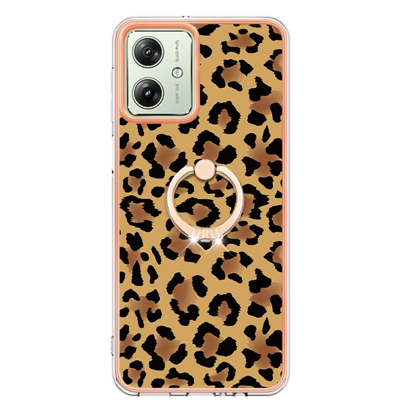 Moto G54 5G The
opard Print Cover Ring