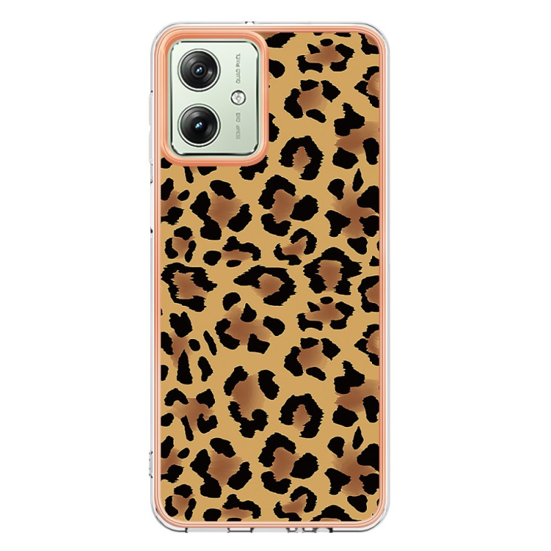 Moto G54 5G The
opard print Case