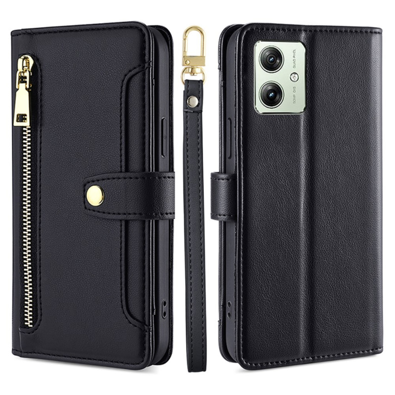 Moto G54 5G Case with Strap and Shoulder Strap