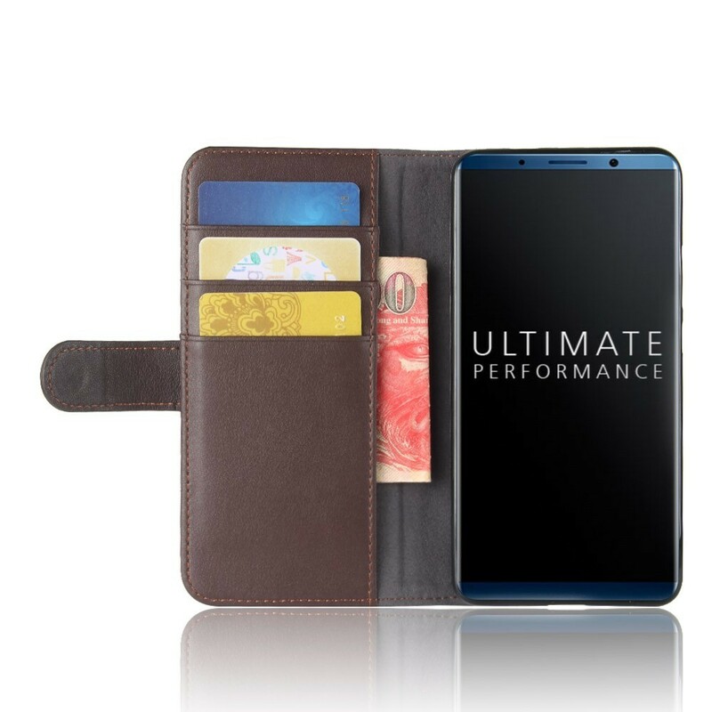 Housse Huawei Mate 10 Pro Cuir Véritable Housse Huawei Mate 10 Pro Cuir Véritable