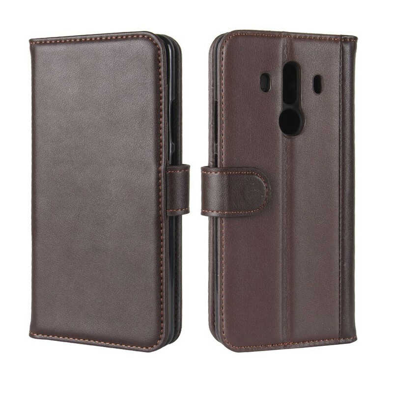 Housse Huawei Mate 10 Pro Cuir Véritable Housse Huawei Mate 10 Pro Cuir Véritable