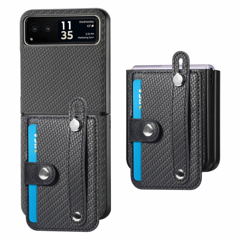 Case Motorola Razr 40 Strap and Card Holder